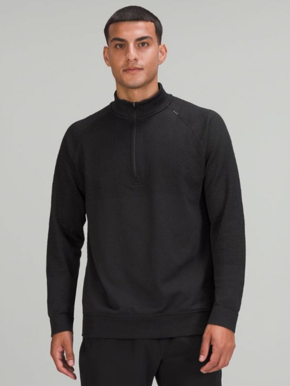 NWT Lululemon Engineered Warmth Half Zip Pullover Black XXL